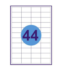 Etichete autoadezive A4, 100 foi, 44 buc, 48*25,4 mm